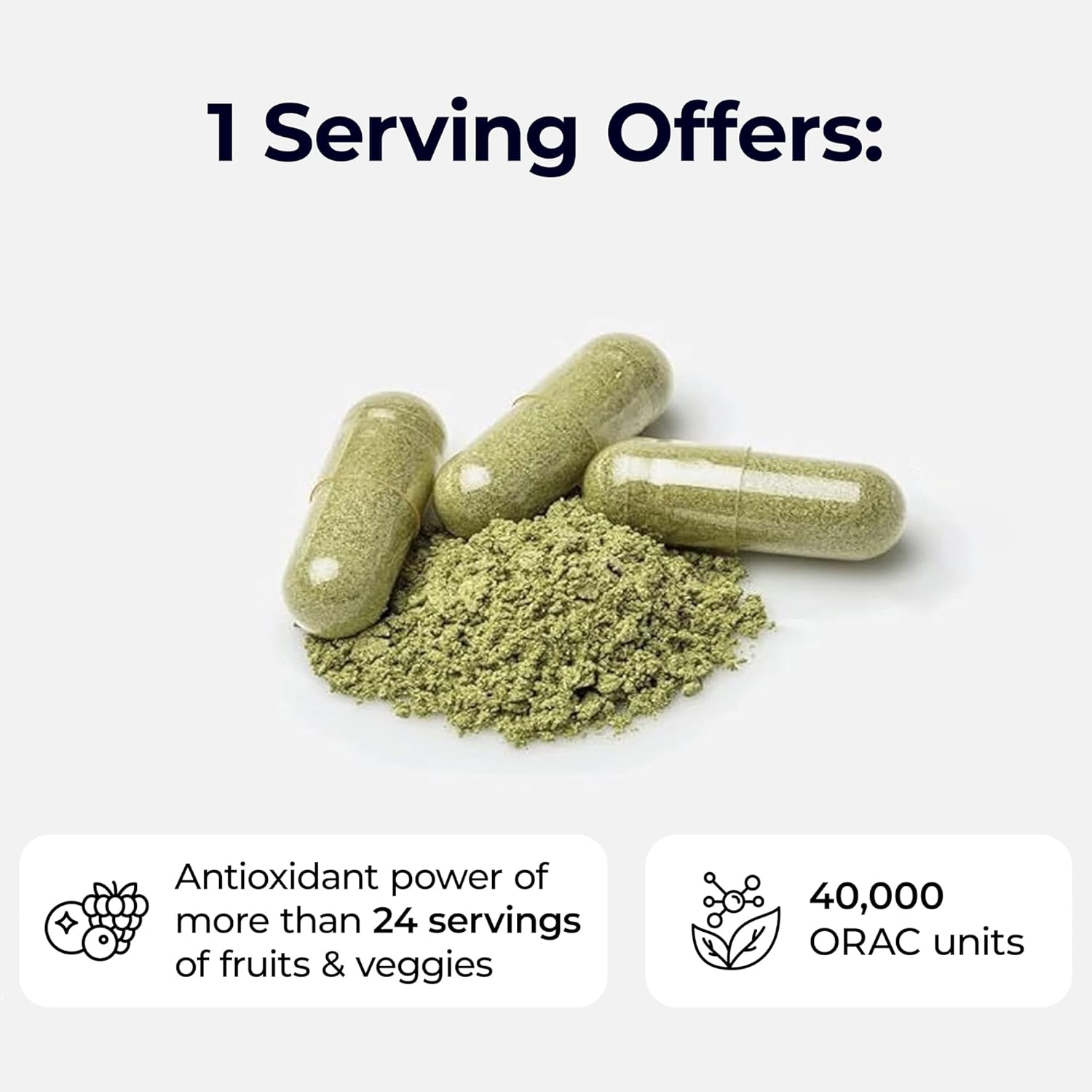 Paradise Herbs, ORAC Energy, Superfood Capsules, Includes Over 42 Organic & Wild-Crafted Ingredients, Probiotics & Enzymes, 120