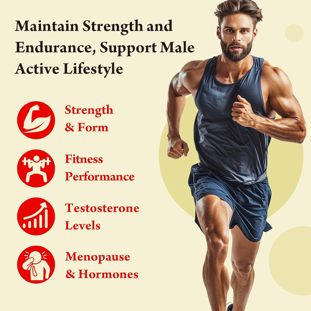 DIM for Men 750MG – Hormone Balance, Estrogen Support for Men, DIM Supplement, Detox, Vitality & Fitness Performance–Chrysin & Black Pepper Extract, 60 Capsules (1 Bottle)