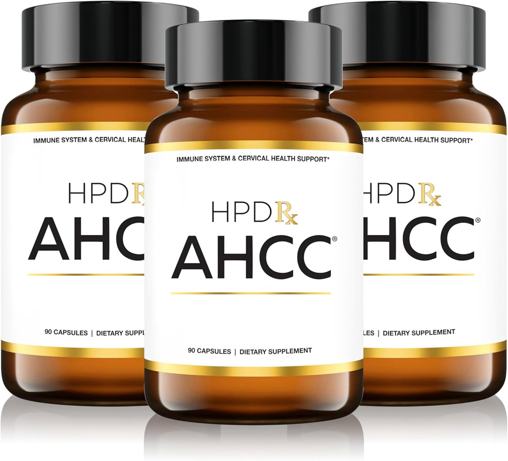 Premium AHCC & Shiitake Mushroom 1100 mg per Serving Supplement, Natural Immunity Booster, Maintains Natural Killer Cell Activity | AHCC is Proven in 30+ Studies | 90-Day Supply, 3-Pack