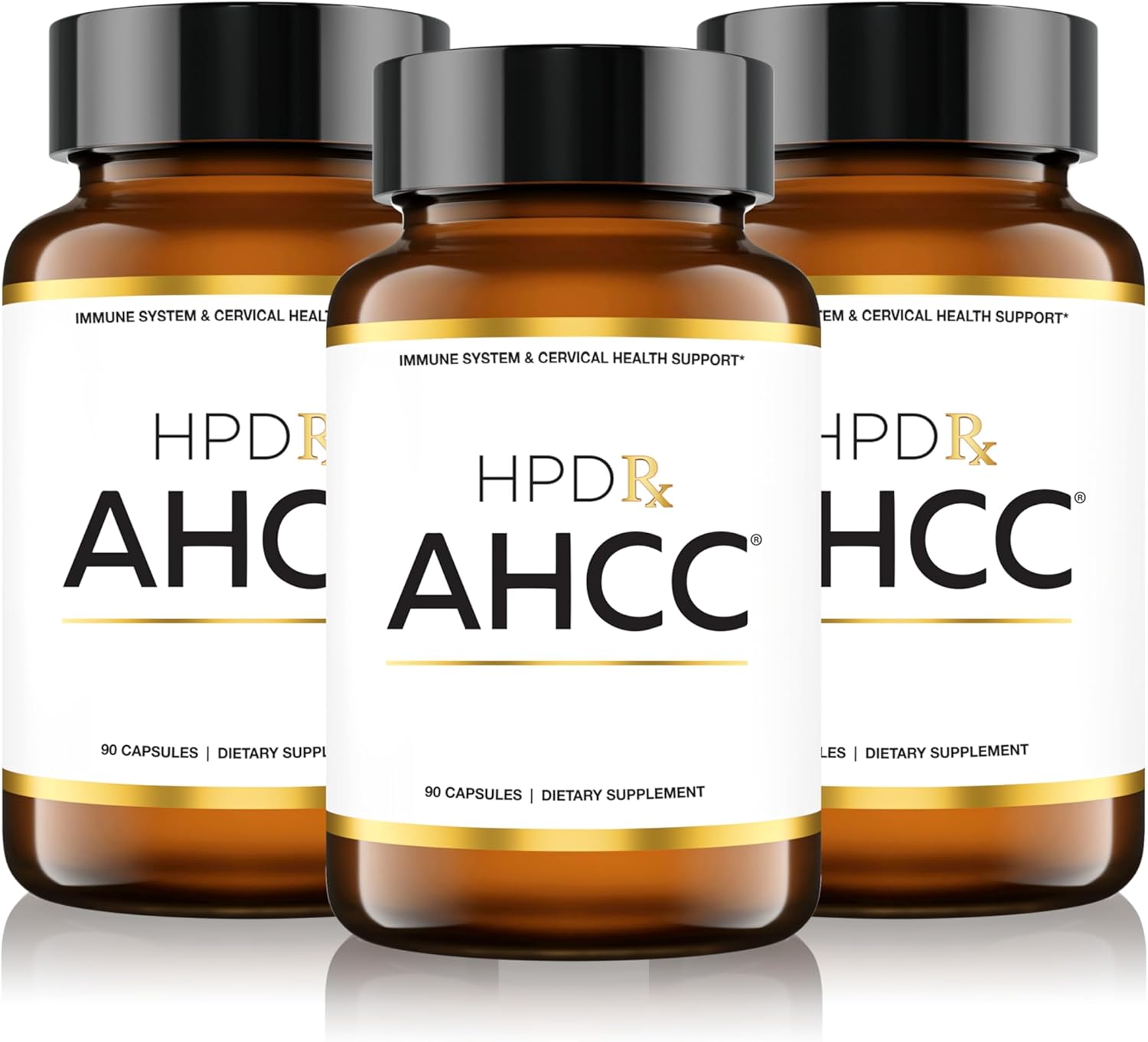 Premium AHCC & Shiitake Mushroom 1100 mg per Serving Supplement, Natural Immunity Booster, Maintains Natural Killer Cell Activity | AHCC is Proven in 30+ Studies | 90-Day Supply, 3-Pack
