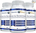 Research Verified Gas and Bloating - Relax Intestinal Muscles, Eliminate Gas Buildup - Artichoke Powder, Ginger, Peppermint Leaf Powder - 180 Capsules - Vegan