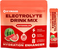 Sugar Free Electrolytes Powder Packets - Salty High Sodium Hydration Packets, Electrolytes Drink Mix for Fitness Enthusiasts & Outdoor Workers, Calories Free(Watermelon 30 Sticks)