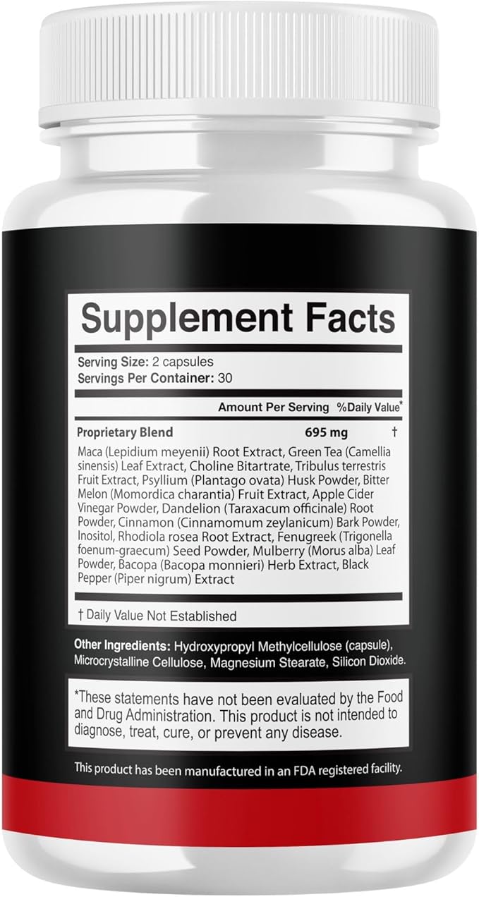 (5 Pack) Manboa Capsules Advanced Formula - Official Manboa Daily Premium Supplement Support Maximum Strength, All Natural for Overall Health - 300 Capsules for 5 Months
