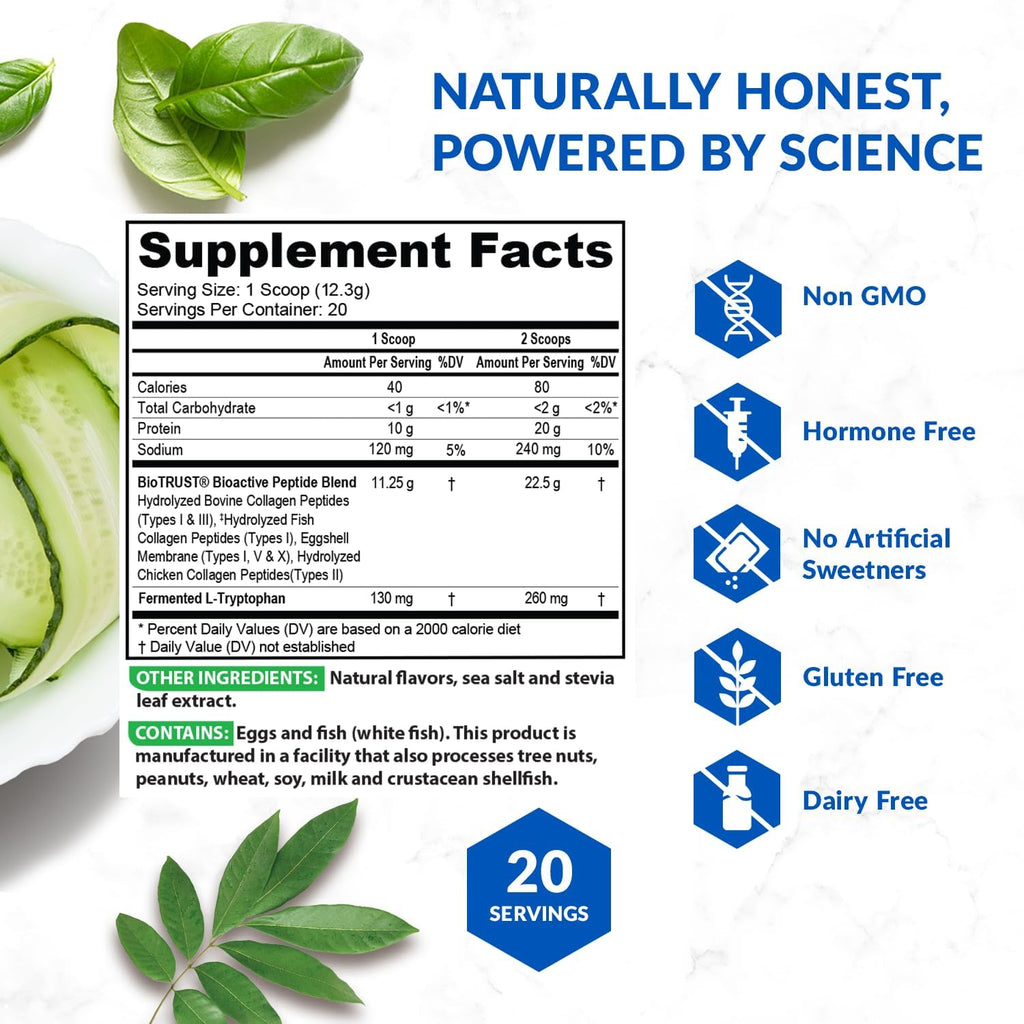 BioTrust Ageless Multi Collagen Peptides Powder – 5 Types (I, II, III, V, X) – Vanilla Collagen Powder for Women & Men – Hydrolyzed Protein – Grass Fed Beef, Fish, Chicken, Eggshell Membrane