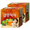 Damtuh Cassia Seed Tea – Traditional Korean Herbal Tea, Smooth & Caffeine-Free, 40 Tea Bags (1.2g each, Pack of 2)