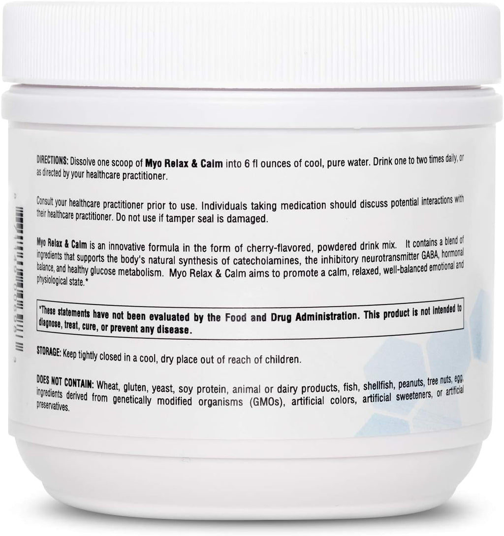 MYOXCIENCE Myo Relax & Calm | Myo-Inositol, L-Theanine, Taurine, Magnesium & GABA | Supports Sleep, Neurotransmitter & Hormone Support