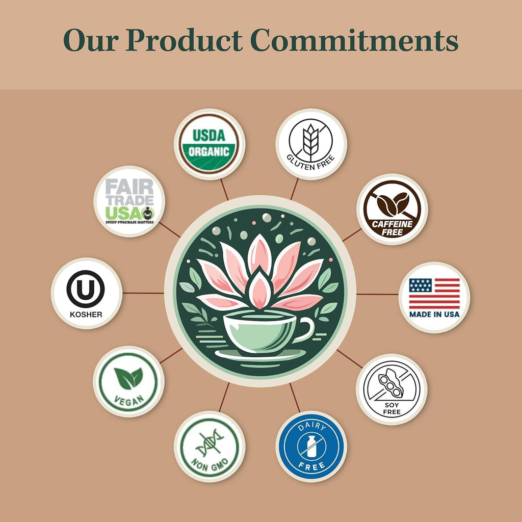 Jade Tea Organic Dandelion Root Tea For Liver & Spleen Detox Tea - Burdock Root, Ginger Root, & Orange Peel - Supports Liver, Kidney, Gallbladder, & Spleen Health - Cinnamon Spice, Made In USA