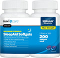 Maximum Strength SleepAid Soft Gels - Nighttime Sleep Aid with Diphenhydramine HCl 50mg - Non Habit Forming Sleeping Pills for Adults - Extra Strong OTC Sleep Aids for Adults (2 Pack)
