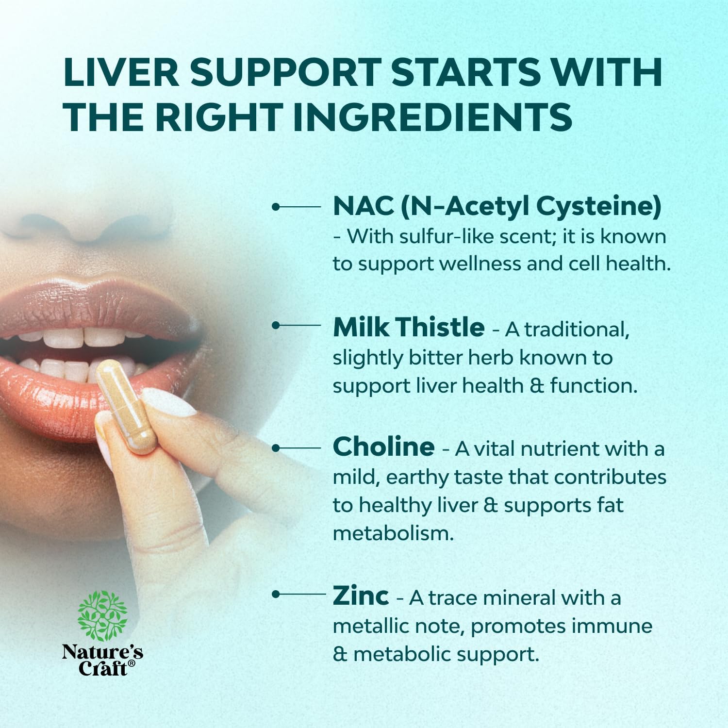 Liver Support NAC Supplement with Milk Thistle for Liver Cleanse Detox & Repair - N Acetyl Cysteine Supplement Liver Cleanse with Antioxidants, Turmeric, Choline, Dandelion & L-Glutathione - 120 Caps