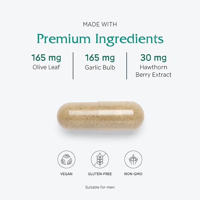 Vitanica Rauwolfia Extra, Cardiovascular Support Supplement, Vegan, 90 Capsules