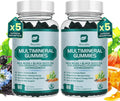 Sea Moss Black Seed Oil Ashwagandha Gummies, Irish Sea Moss Chlorophyll Gummy Supplement with Turmeric, Magnesium, Chlorophyll, Elderberry, Manuka Honey - Immune & Gut Detox Support | Vegan