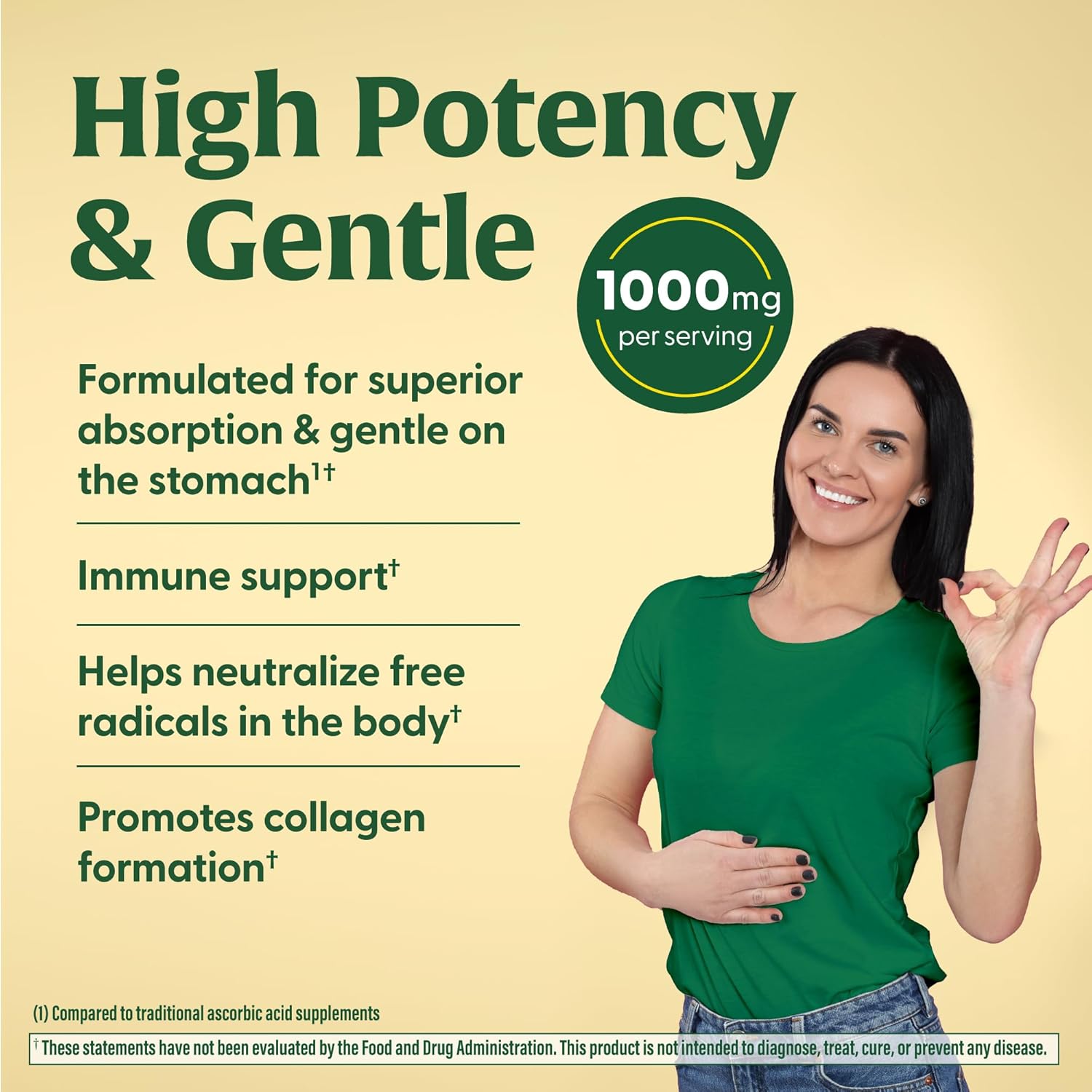 MegaFood Liposomal Vitamin C 1000mg Per Serving - Collagen Production & Immune Support Supplement - High Potency Formula - Superior Absorption & Gentle On Stomach - 120 Vitamin C Capsules, 60 Servings