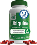 Health Thru Nutrition Ubiquinol 300mg 120 Softgels as Kaneka QH Reduced CoQ-10 | Stabilized - 3rd Party Tested | Enhanced Bioavailability | Cardiovascular & Mitochondria Function Support | Non-GMO