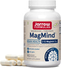 Jarrow Formulas Magnesium L-Threonate, MagMind Magtein Brain Supplements for Memory Support, 90 Veggie Capsules, Up to a 30 Day Supply