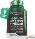 Herbtonics Raw Apple Cider Vinegar Capsules 1500mg with Mother | Weight Management, Detox & Digestion Formula with GLP-1 Support | Unfiltered ACV for Metabolic Support | 60 Vegan Capsules