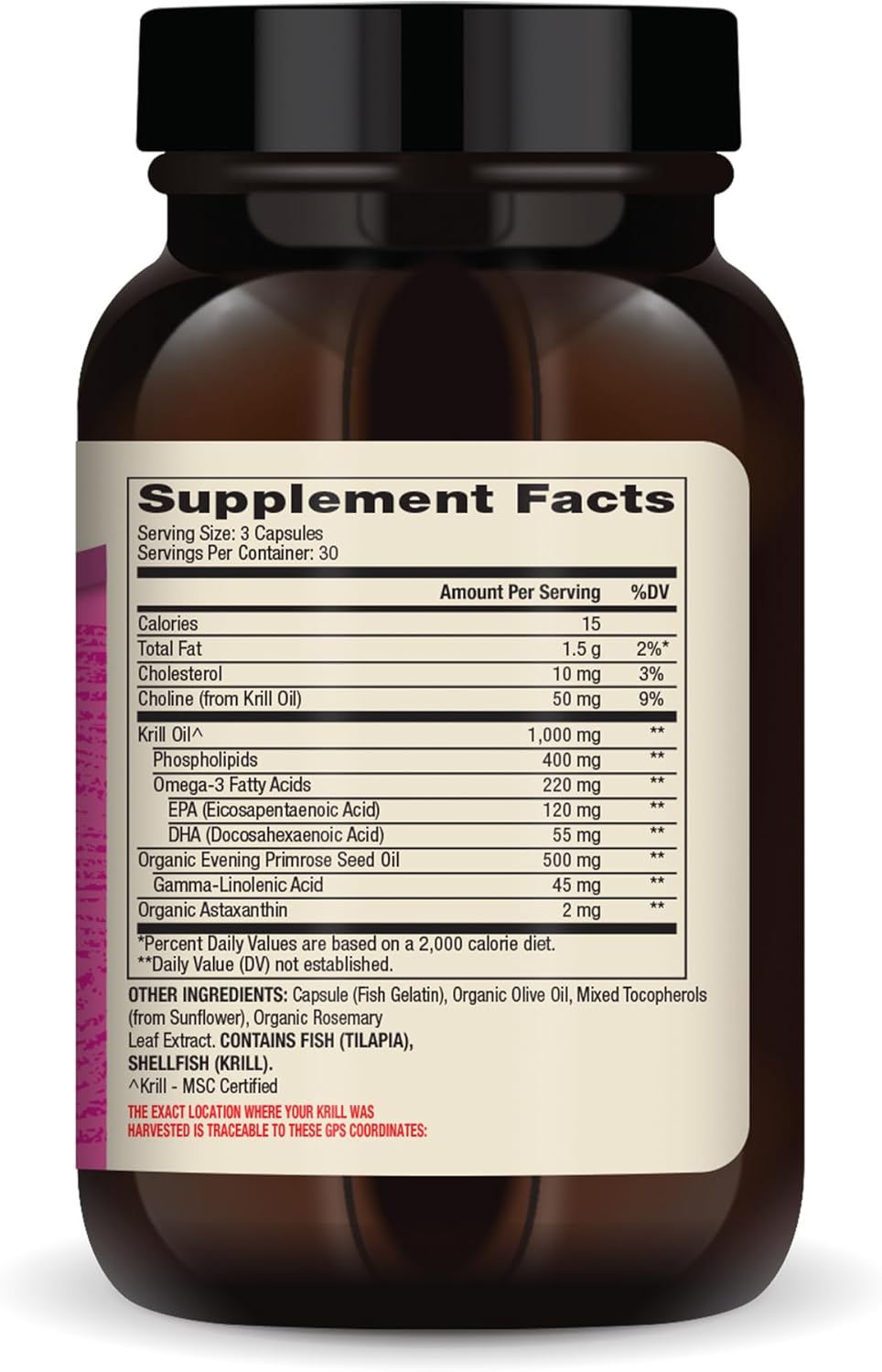 Dr. Mercola Krill Oil for Women - 2 mg Astaxanthin - MSC Certified Sustainable - Supports Brain, Skin & Immune Systems - with Omega-3s - Non-GMO, Gluten-Free & Soy-Free - 90 Capsules (30 Servings)