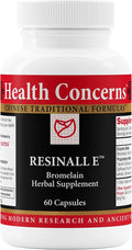 Health Concerns Resinall E – Bromelain Herbal Supplement for Bruising Recovery – Helps Repair Damaged Cells - Natural Enzyme Blend with Herbs – Post Surgery Support – 60 Capsules