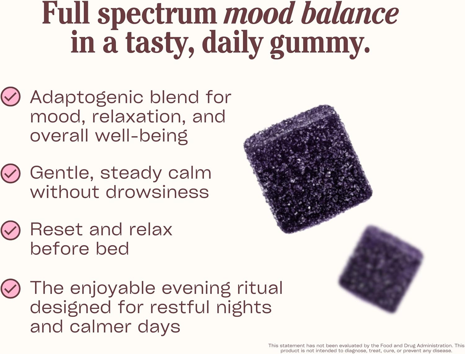 PROXY Just Chill Stress Relief Gummies | Daily Calm with Ashwagandha, Magnesium, L-Theanine, Lemon Balm & Passionflower | Natural Stress Support & Relaxation | Vegan BlackBerry Lemon, 30 Count