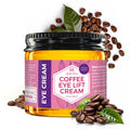 Leven Rose Lifting Coffee Eye Cream with Caffeine 1 oz - Natural Solution for Dark Circles and Puffiness - Firming Anti-Aging Under Eye Treatment