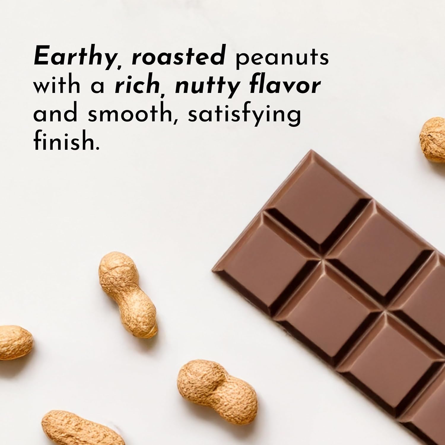 Roasted Peanut Butter Chocolate Protein Powder – 30-Serving Blend with 100% Grass-Fed Whey & Organic Plant Proteins – Rich Cocoa & Roasted Peanut Flavor – Supports Muscle Recovery & Energy*