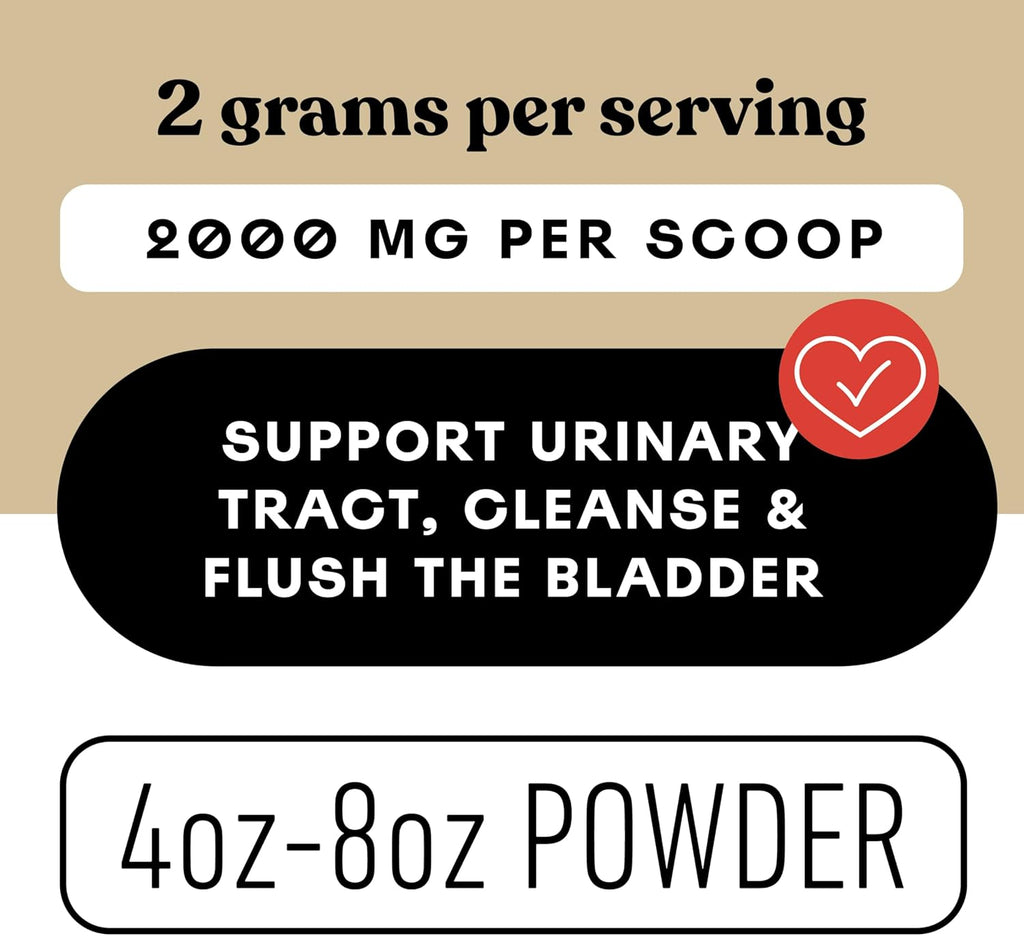 Complete Natural Products Pure D-Mannose Powder Supplement - Bulk D-Mannose 8oz (227 g) 115 Servings for UTI, Bladder, & Urinary Tract Health