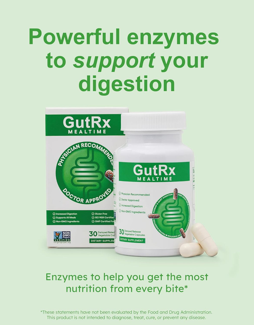 Complete Probiotic, Prebiotic, Postbiotic, GLP-1 Alternative with Akkermansia & Christensenella + Mealtime Digestive Enzymes Lactase, Lipase & Bromelain for FODMAP, Carb, Fat & Protein Breakdown