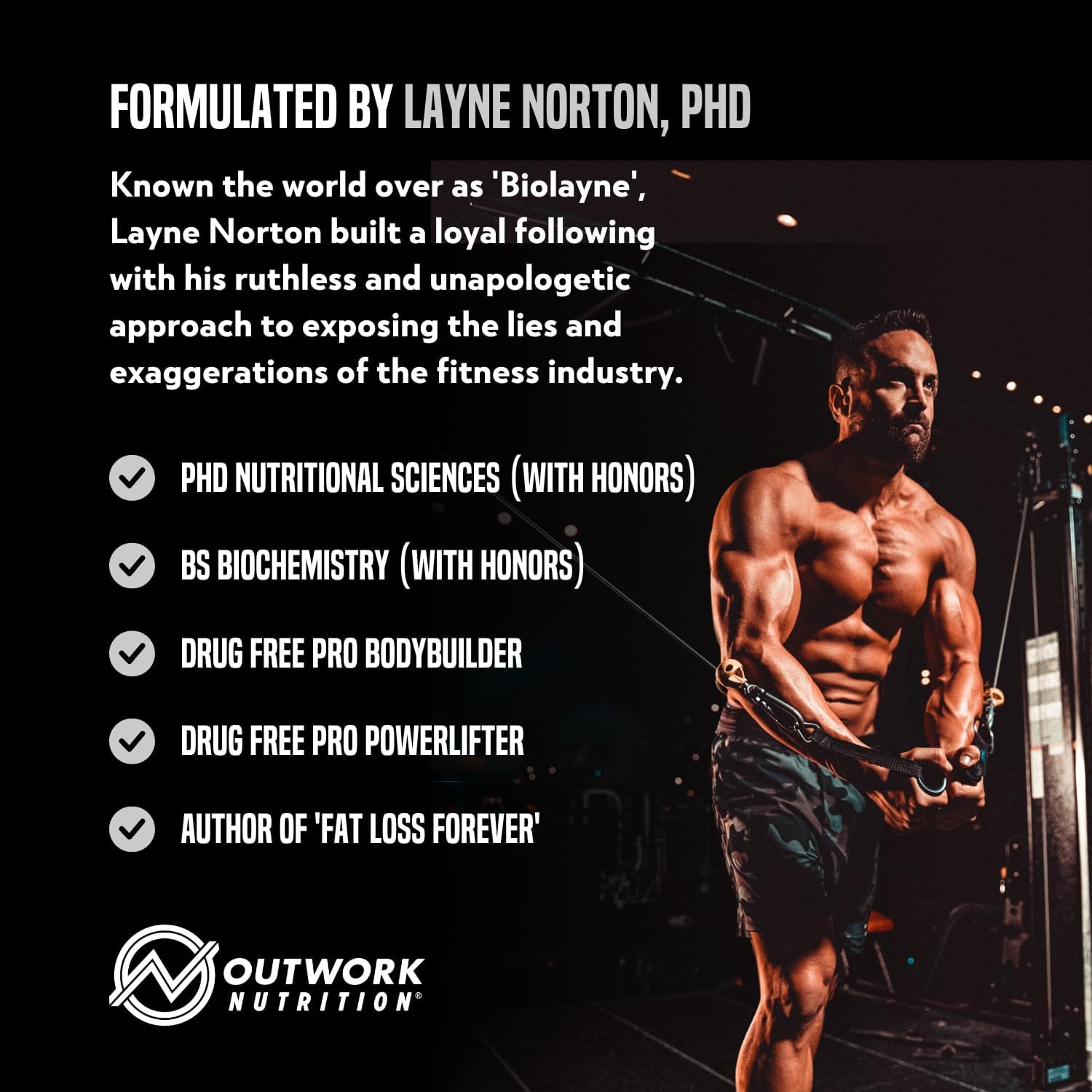 Outwork Nutrition Whey Isolate Protein Powder - Accelerates Muscle Building & Recovery - Low Lactose, Gluten-Free - Post Workout Supplement - Enhanced Protein Synthesis, Unflavored, 1.56lbs