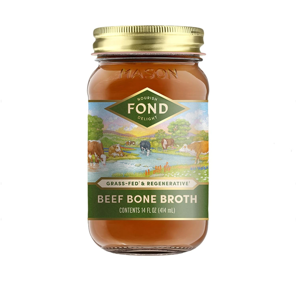FOND Grass-fed Regenerative Beef Bone Broth