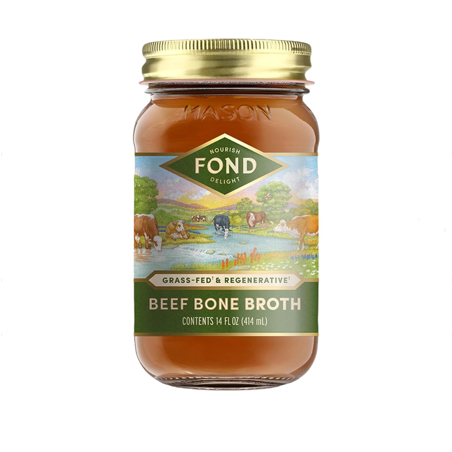 FOND Grass-fed Regenerative Beef Bone Broth