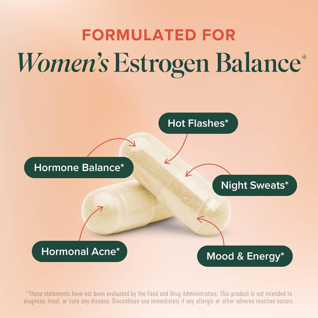 DIM Supplement for Women 250 mg | Anitoxidant & Hormone Balance | Menopause, Hot Flashes & Night Sweats Support | DIM Complex Estrogen Supplement for Women | with BioPerine | Gluten-Free | 60 Ct