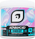Advanced Energy - Energy Boosting Formula with Electrolytes for Hydration - L-Theanine to Combat Jitters - Sugar Free & Keto Friendly - No Maltodextrin (40 Servings) (Cotton Candy)