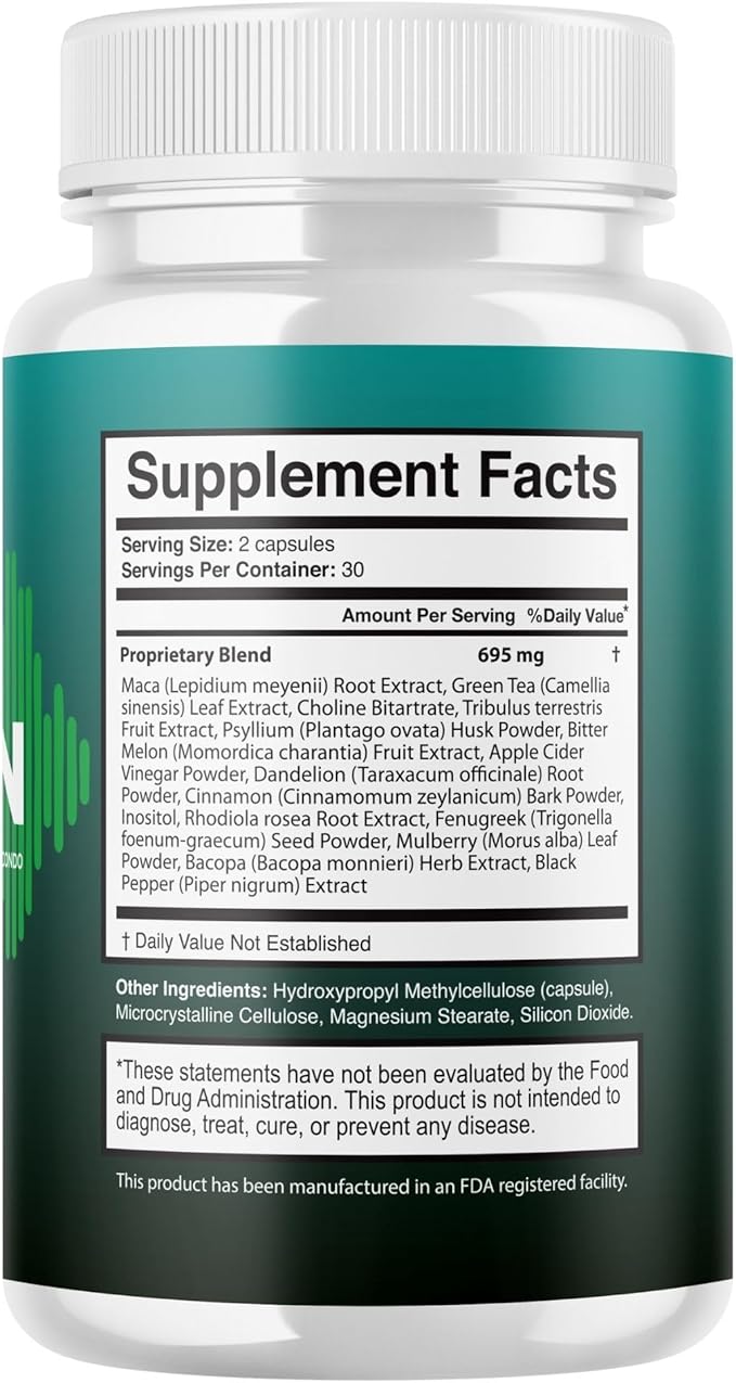 Sonoton Capsules - Official Ear Health Support Pills Premium Advanced Formula All Natural Supplement Multivitamin for Overall Ear & Hearing Wellness, 60 Capsules for 1 Month