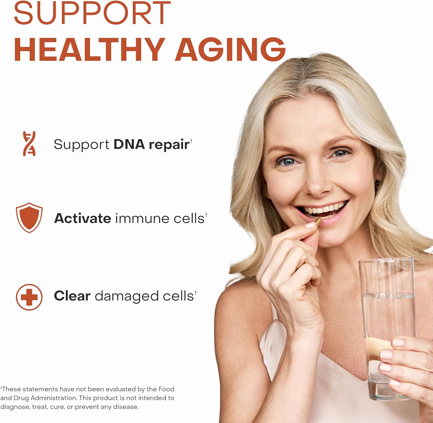 Healthycell Anti-Aging Supplement for DNA Repair and Stem Cell Health, AC-11 - Bioactive Extract of Uncaria Tomentosa (Cat’s Claw) Supports a Healthy Immune System - Vegan, Soy-Free & Gluten-Free