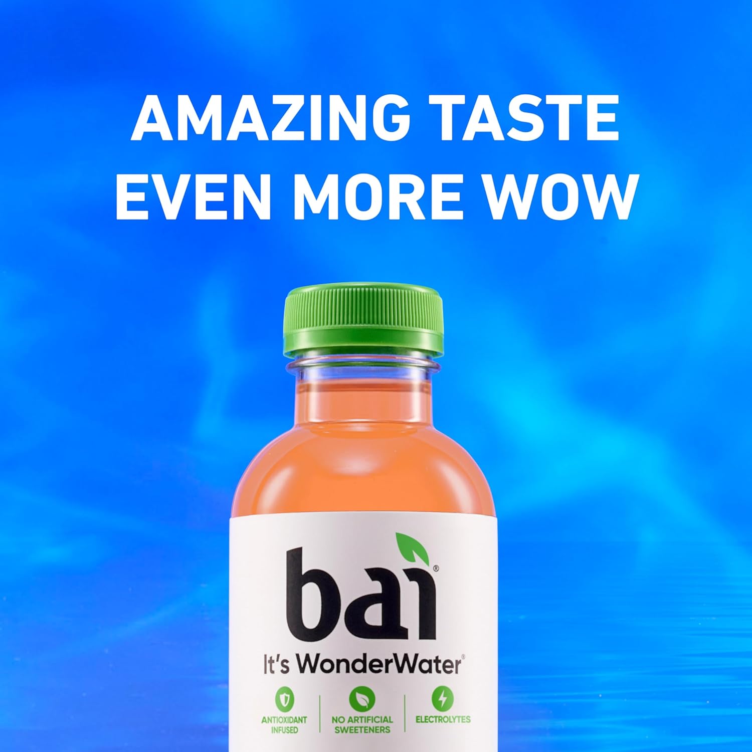 Bai Antioxidant Infused Water Beverage, São Paulo Strawberry Lemonade, with Vitamin C and No Artificial Sweeteners, 18 Fluid Ounce Bottle, 12 Pack