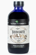 THE FOOD MOVEMENT CO. Black Earth Fulvic Acid - Humic Fulvic Minerals with Electrolytes for Digestive Health and Exercise Recovery, 8 oz Trace Minerals Supplement