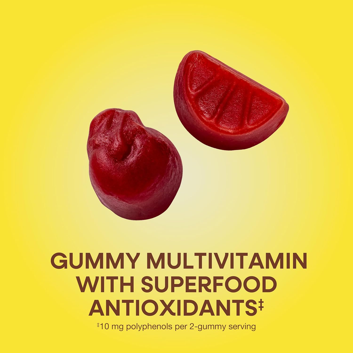 Nature's Way Alive! Men's Multivitamin Gummies, Supports Energy Metabolism*, Muscle Function*, Superfood Antioxidants(1), B-Vitamins, Vegetarian, Fruit Flavored, 60 Gummies (Packaging May Vary)
