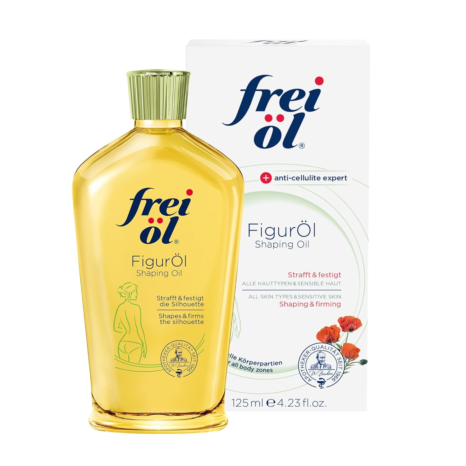 shaping oil – body oil for cellulite reduction – smooths, tightens & firms problem areas & Post pregnancy regression – citrus scent – all skin types – vegan – 125 ml / 4.23 Fl Oz