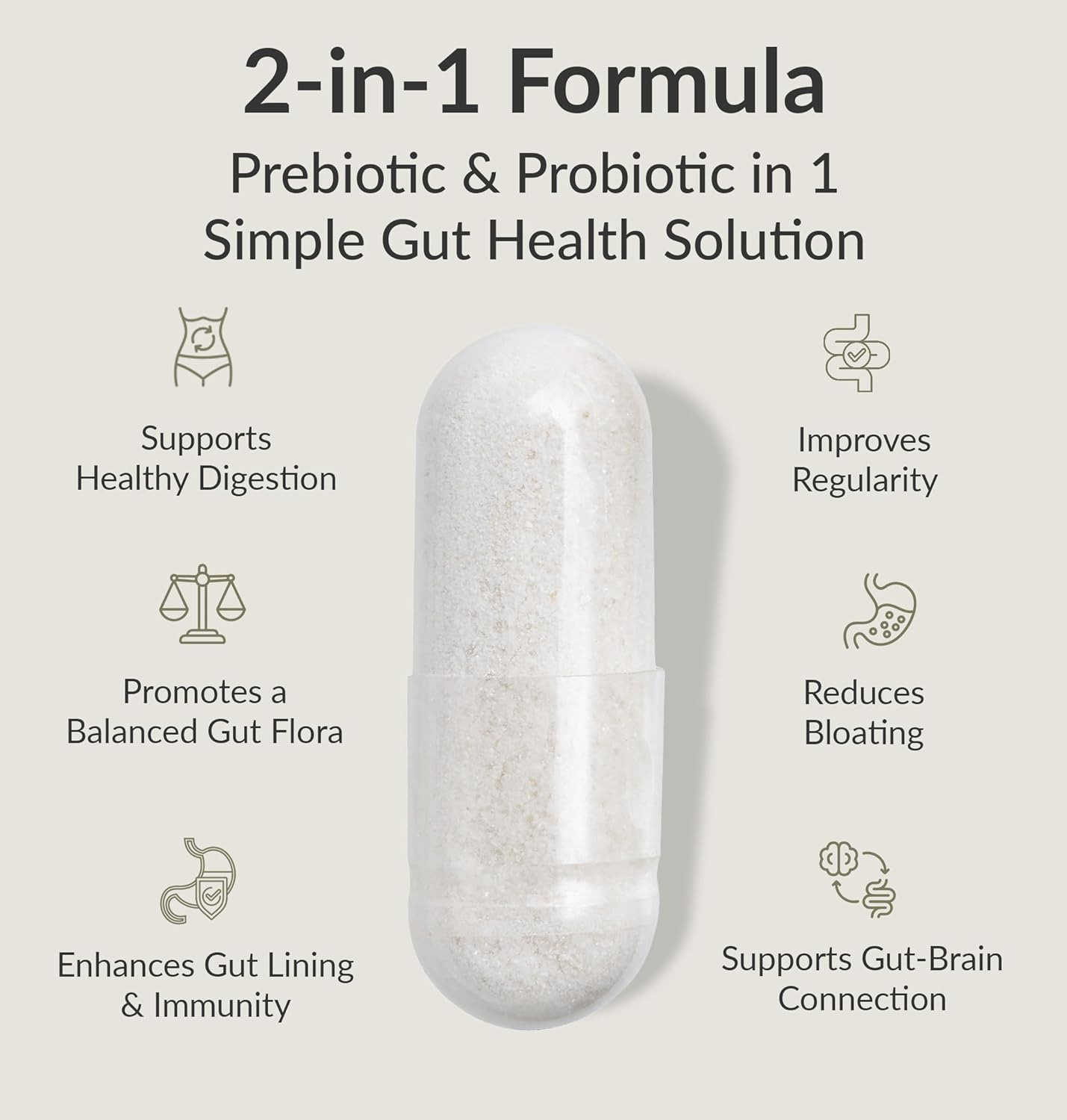 BiOptimizers Probiotic Breakthrough – Lactobacillus Plantarum OM Probiotics & Prebiotics Health Supplement for Gut, Digestive & Immune Support Probiotics for Women Men Elderly– 60 Vegan Capsules