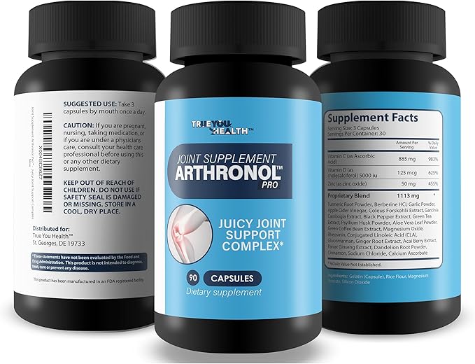 Arthronol Pro - Our Best Bone Support Supplement - Natural Bone Support Complex - Pro Arthronol Bone Support Formula Bone Relief Pills - Bone Health Support for Men and Women