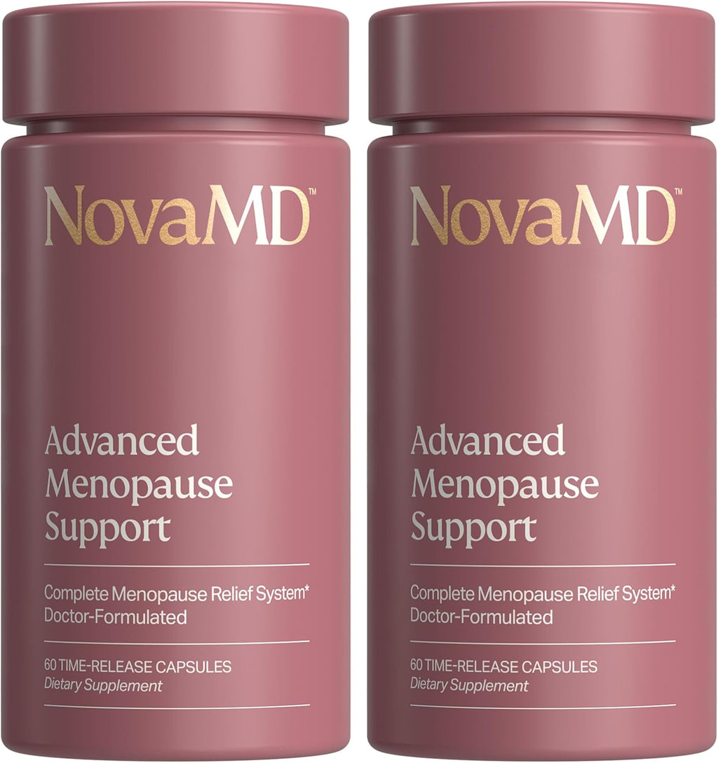 Clinically Proven Menopause Supplement (2 Pack) for Weight Management, Hot Flashes, Night Sweats and Low Energy | Ashwagandha Multi-Symptom Menopause Supplement for Women