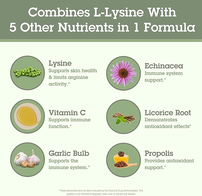 Quantum Health Super Lysine+ / Advanced Formula Lysine+ Immune Support with Vitamin C, Echinacea, Licorice, Propolis, Odorless Garlic (90 Tablets)