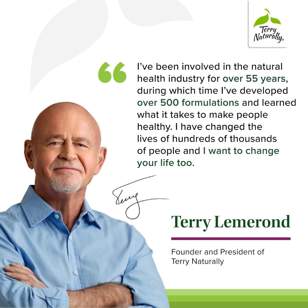 Terry Naturally Healthy Cholesterol with Amla - Antioxidant Supplement for Immune & Heart Support - Supplement to Aid Healthy Cholesterol & Triglyceride - 60 Capsules