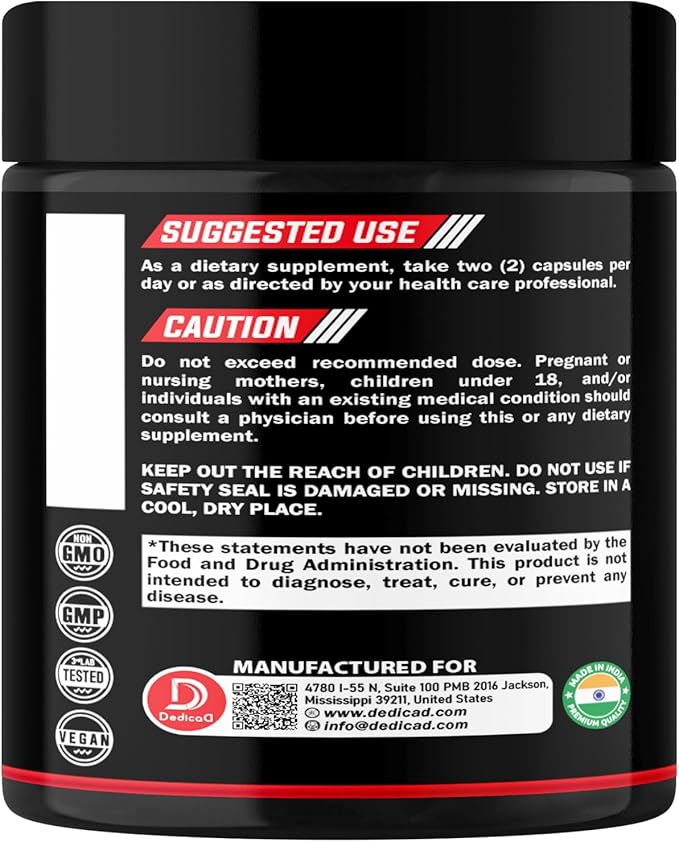 Wormwood Capsules Supplement - Extracted from Black Walnut, Cloves, Turmeric, Apple, Berberine HCl & More - 11 Ingredients Combined for Immune System, Body Management - 60 Capsules