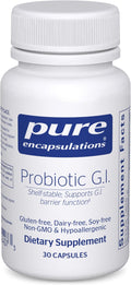 Pure Encapsulations Probiotic G.I. - Shelf Stable Probiotic for Intestinal Health & Gastrointestinal Support - with Lactobacillus & Bifidobacterium - 30 Capsules