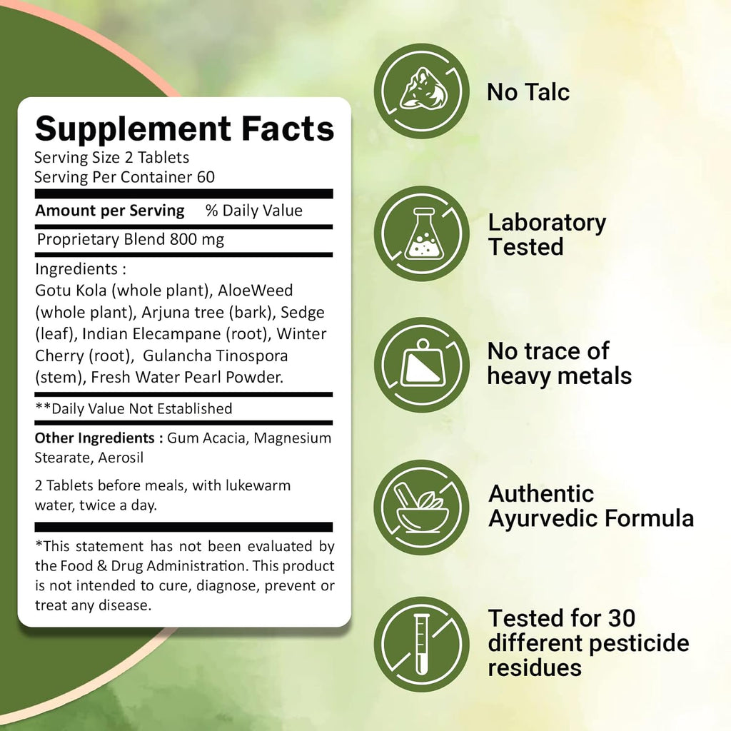 Ivy's Mukta Vati Herbal Tablets - Ayurvedic Formula