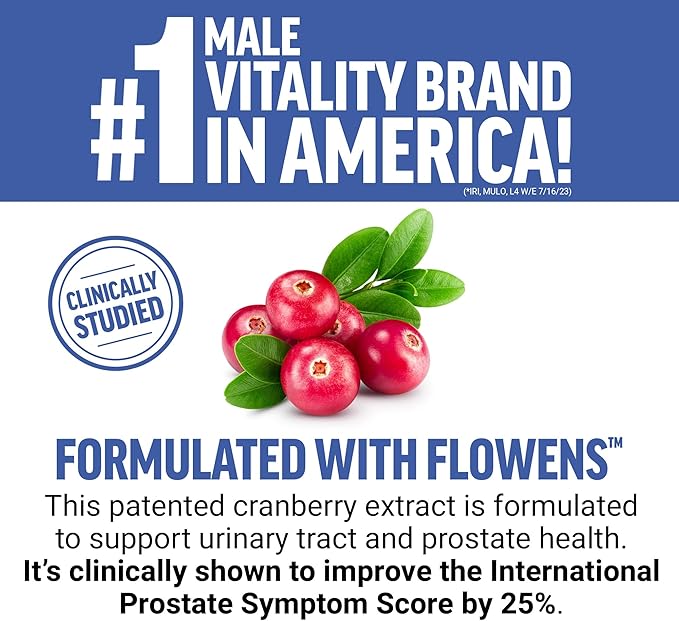 Force Factor Prostate Advanced, Health Supplement for Men for Reducing Nighttime Bathroom Trips, Bladder & Urinary Relief, with Saw Palmetto, Beta-Sitosterol, 180 Tablets (1-Pack)