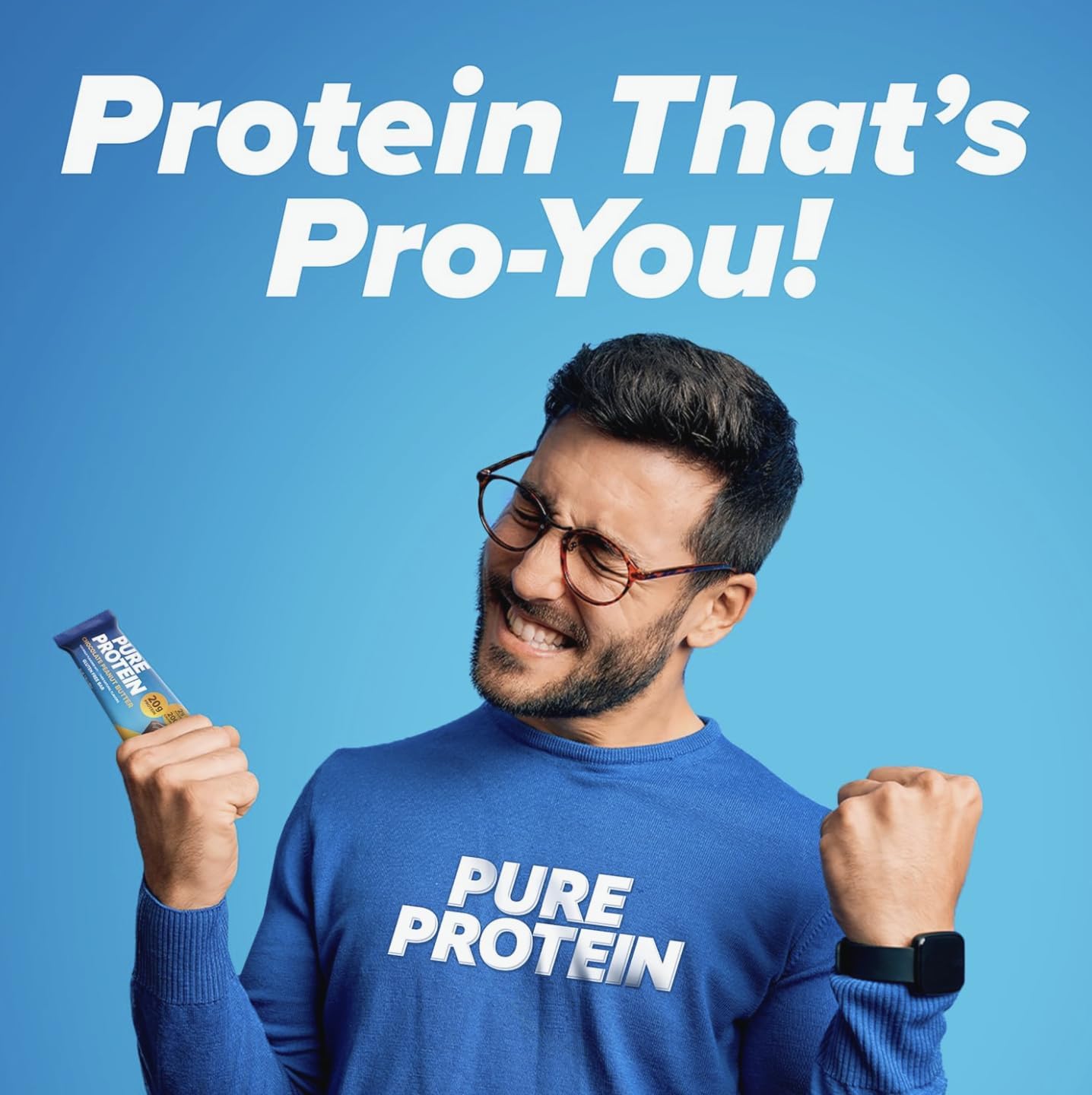 Pure Protein Variety Pack - 12 Count Box | 20g High Protein, Gluten-Free, On-the-Go Snack | Ideal Pre & Post-Workout Fuel | Low Sugar, Great Taste!