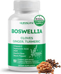 Boswellia with Cloves, Ginger, Turmeric, Vitamin C, Hyaluronic Acid, MSM, Devil's Claw – Supports Joint Health, Digestive Wellness* & Nutrient Absorption*