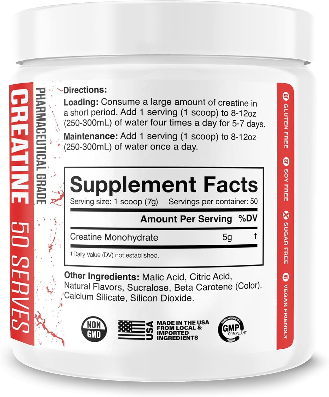 JNX SPORTS The Curse! Creatine Monohydrate Peach Mango 50 Servings | Pure Micronized Creatine 5g Per Serving | 350g - 12.3 Ounce