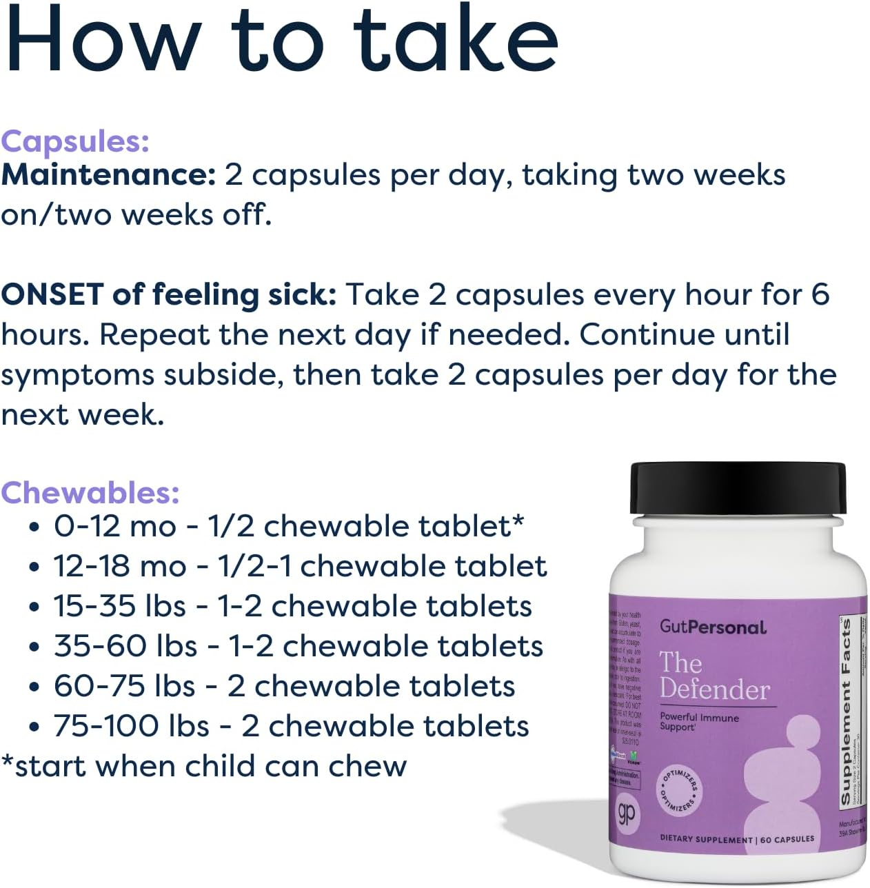 The Defender - Powerful Immune Defense with Vitamin A, C, and Botanical Extracts Elderberry, Echinacea, and More for Boosting Immune System with Natural Ingredients